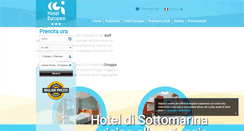 Desktop Screenshot of hoteleuropeo.it